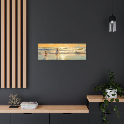 Sunset Walk Canvas Art