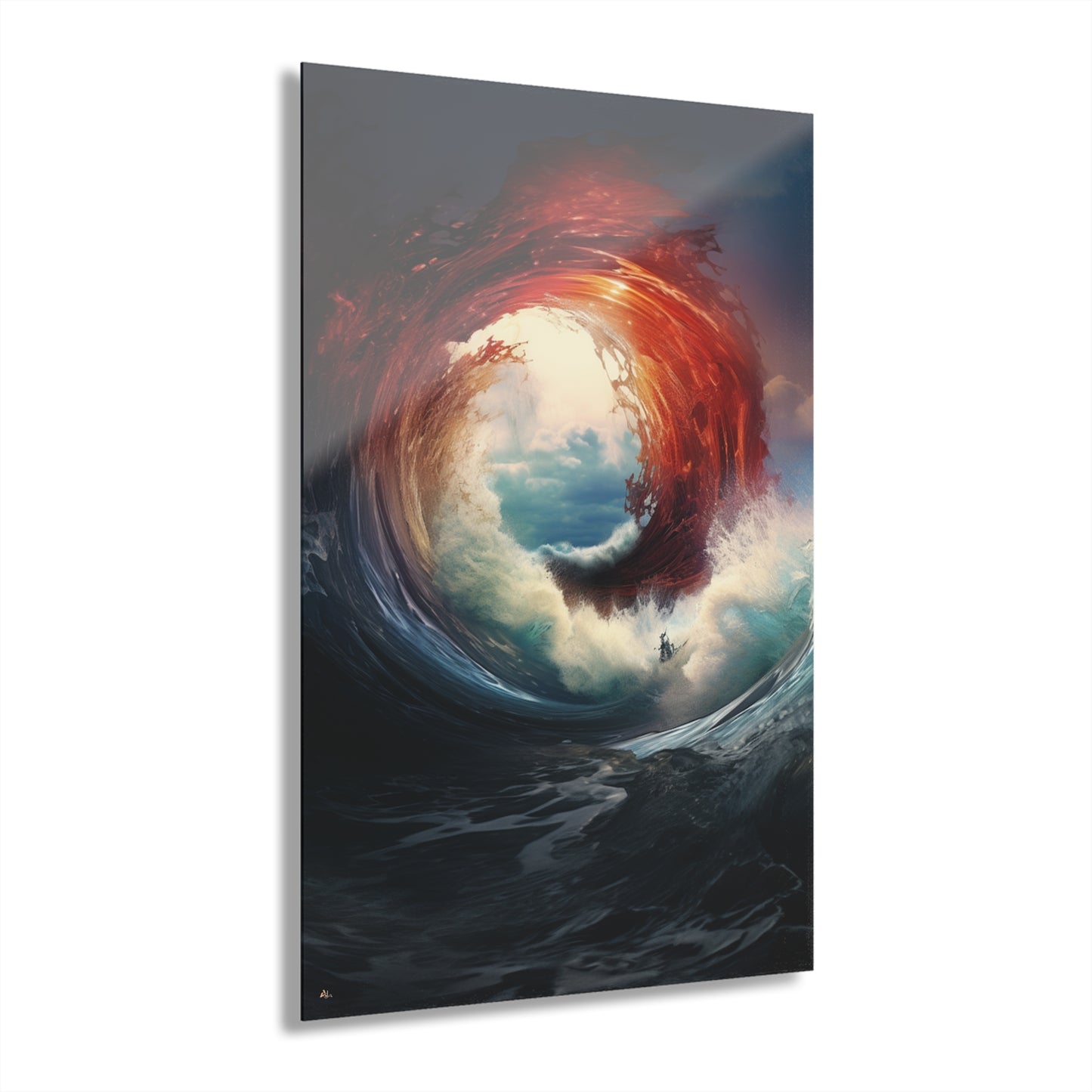 Sea Portal, Abstract Concept Style, Acrylic Wall Art