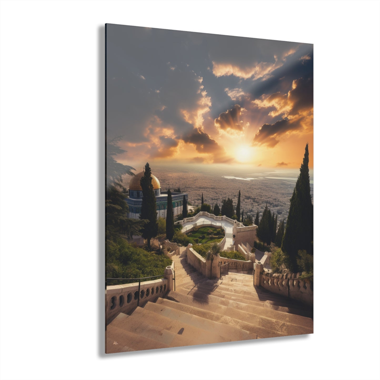 Holy, Landscape, Location, Concept, Acrylic Wall Art