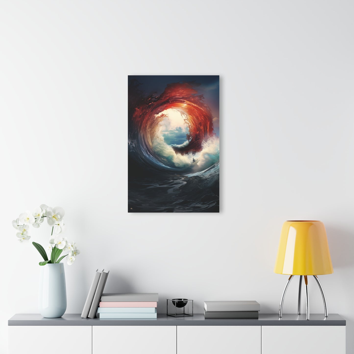 Sea Portal, Abstract Concept Style, Acrylic Wall Art