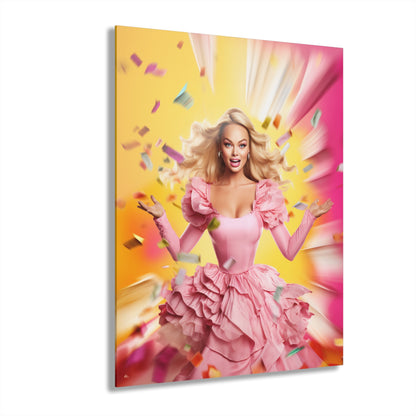 Barbie, Doll, Concept Style, Acrylic Wall Art