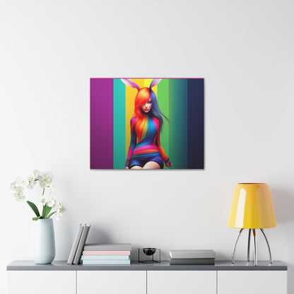 Bad Bunny Canvas Art