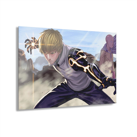 Genos, One Punch Man, Fan Concept Style, Pop Culture, Acrylic Wall Art