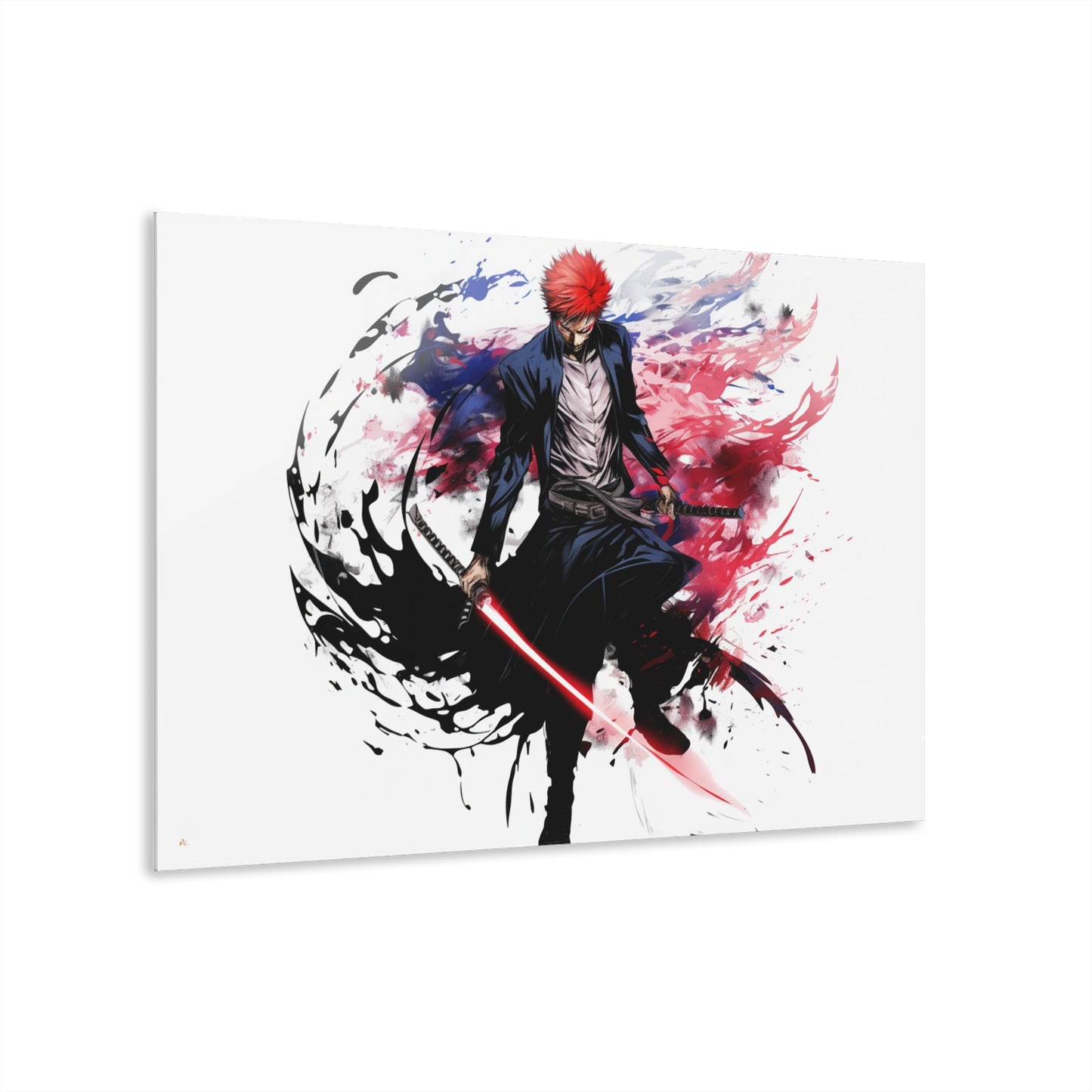 Saber Blade (Enzo), Anime, Color Splash, Concept Style, Acrylic Wall Art