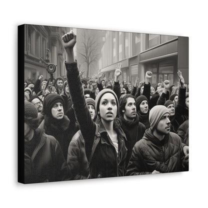 Protest Canvas Art