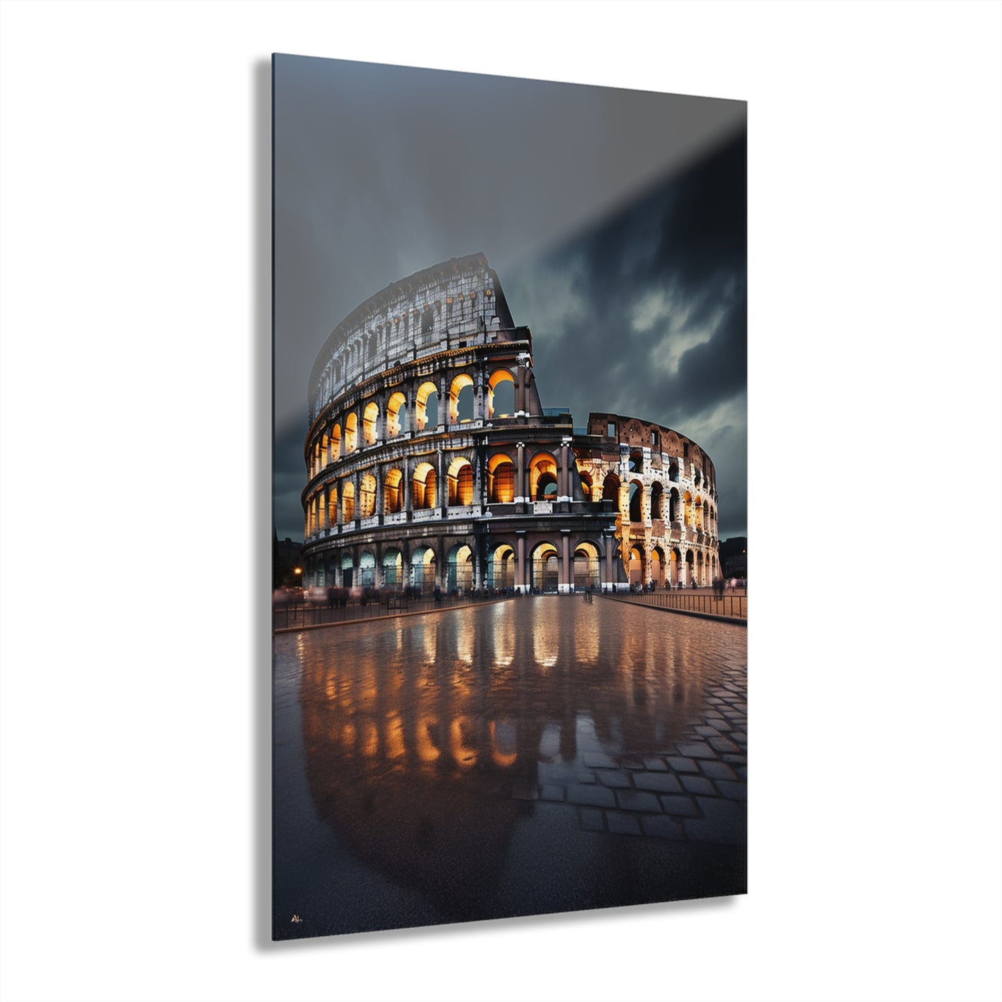 The Colosseum, Landscape, Concept, Acrylic Wall Art