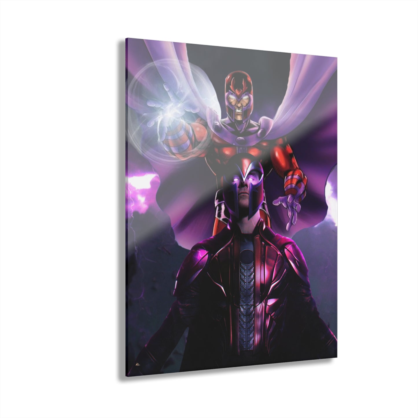 Magneto's Resonance, Michael Fassbender, Fan Concept Style, Acrylic Wall Art