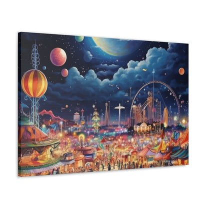 Space Carnival Canvas Art