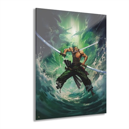 Roronoa Zoro, Pop Culture Concept Style, Acrylic Wall Art