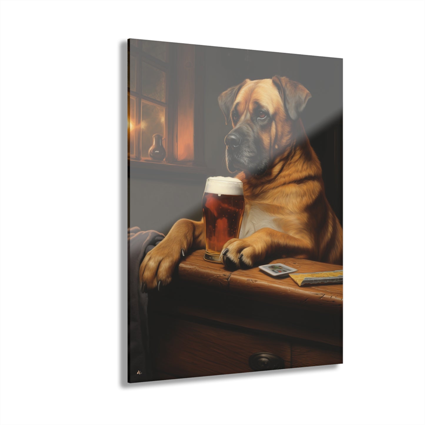 Draft Dog, Animal Concept Style, Acrylic Wall Art