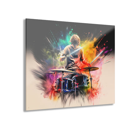 Luke SkyDrummer, Pop Culture, Concept Style Color splash, Acrylic Wall Art