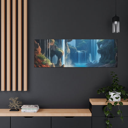 Waterfall Oasis Canvas Art