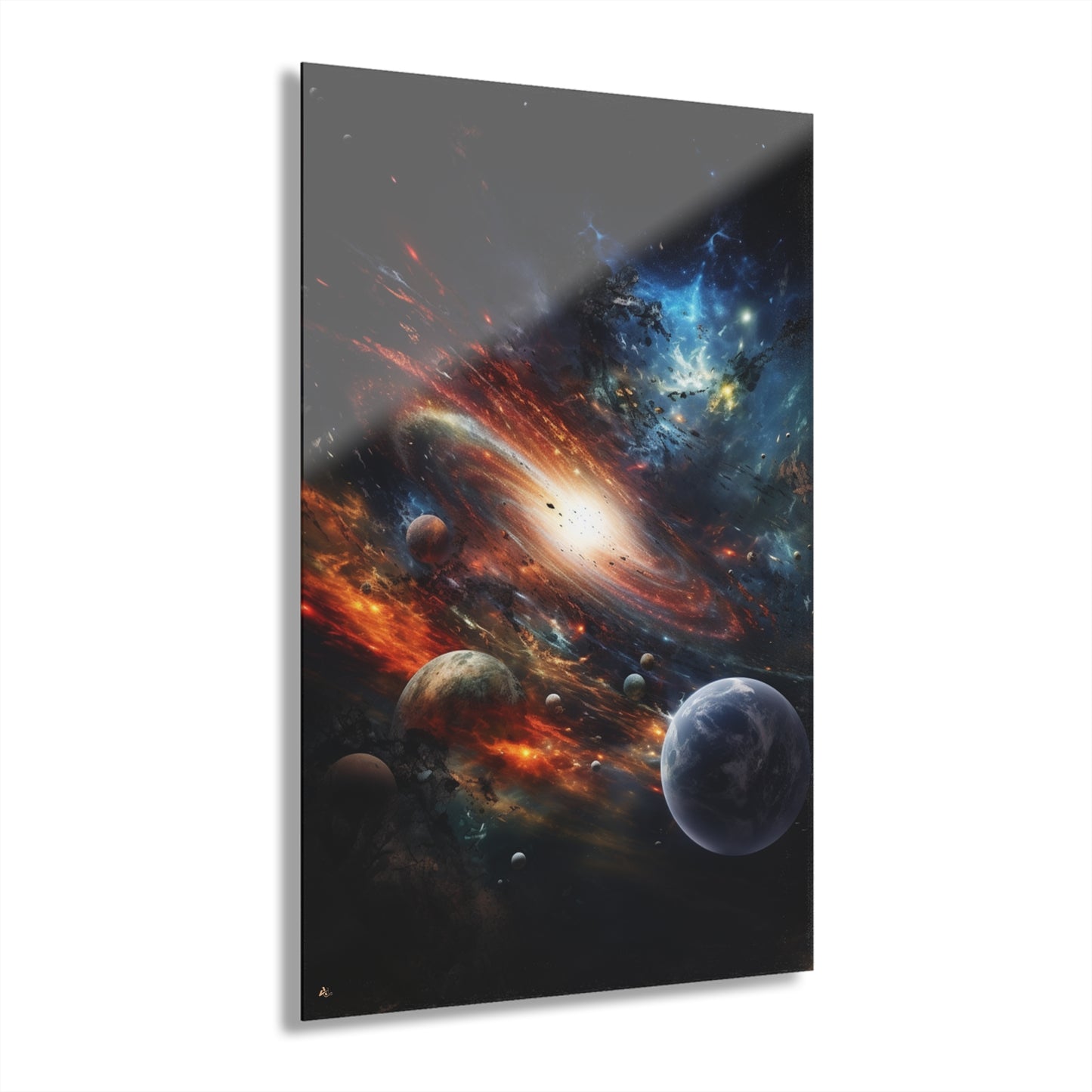 Galactic Whirlpool, Space Concept Style, Acrylic Wall Art