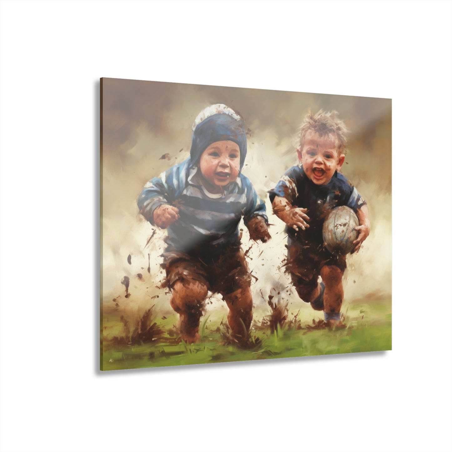 Rugby Boys, Concept Style, Acrylic Wall Art