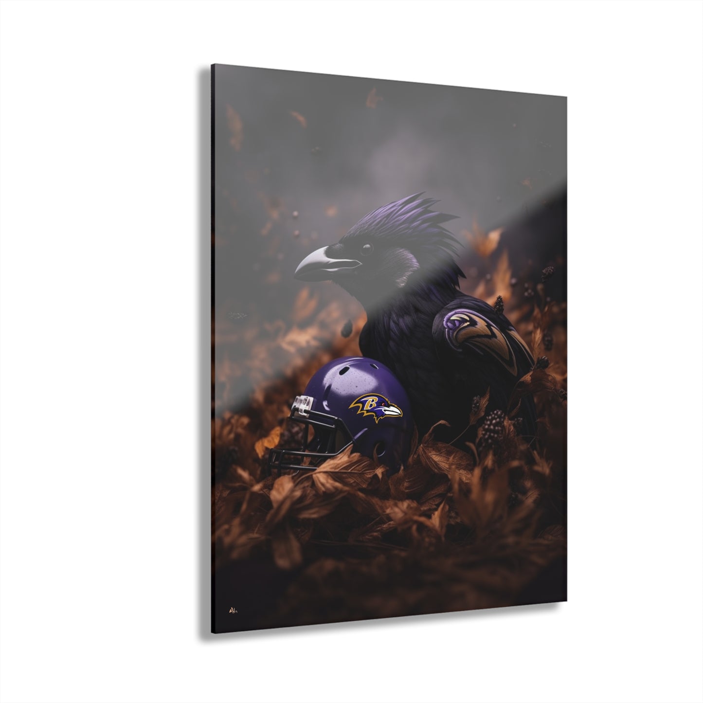 Raven's Game, Baltimore Fan Concept Style, Acrylic Wall Art