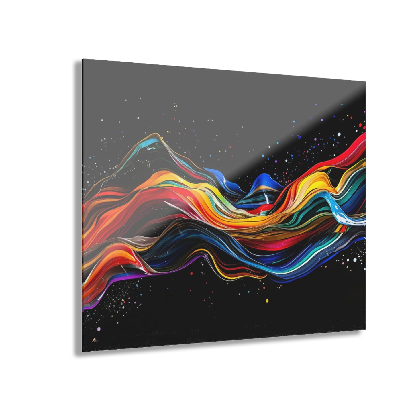 Wave Length, No Background Concept Style, Acrylic Wall Art