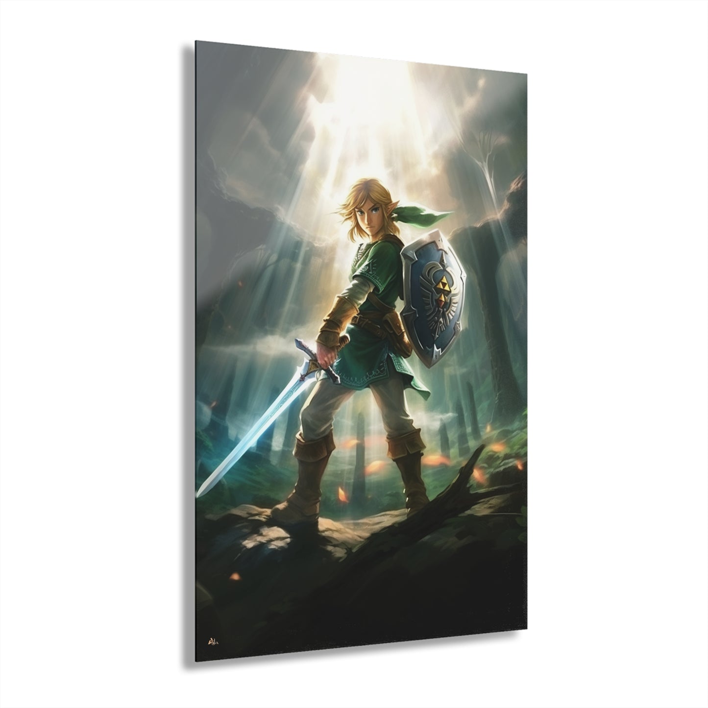 Legend, Link, Video Game, Concept Style, Acrylic Wall Art