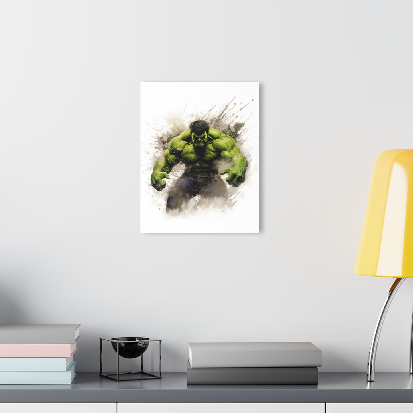 Incredible, Hulk, Bruce Banner, Marvel Color Splash, Concept, Style, Acrylic Wall Art