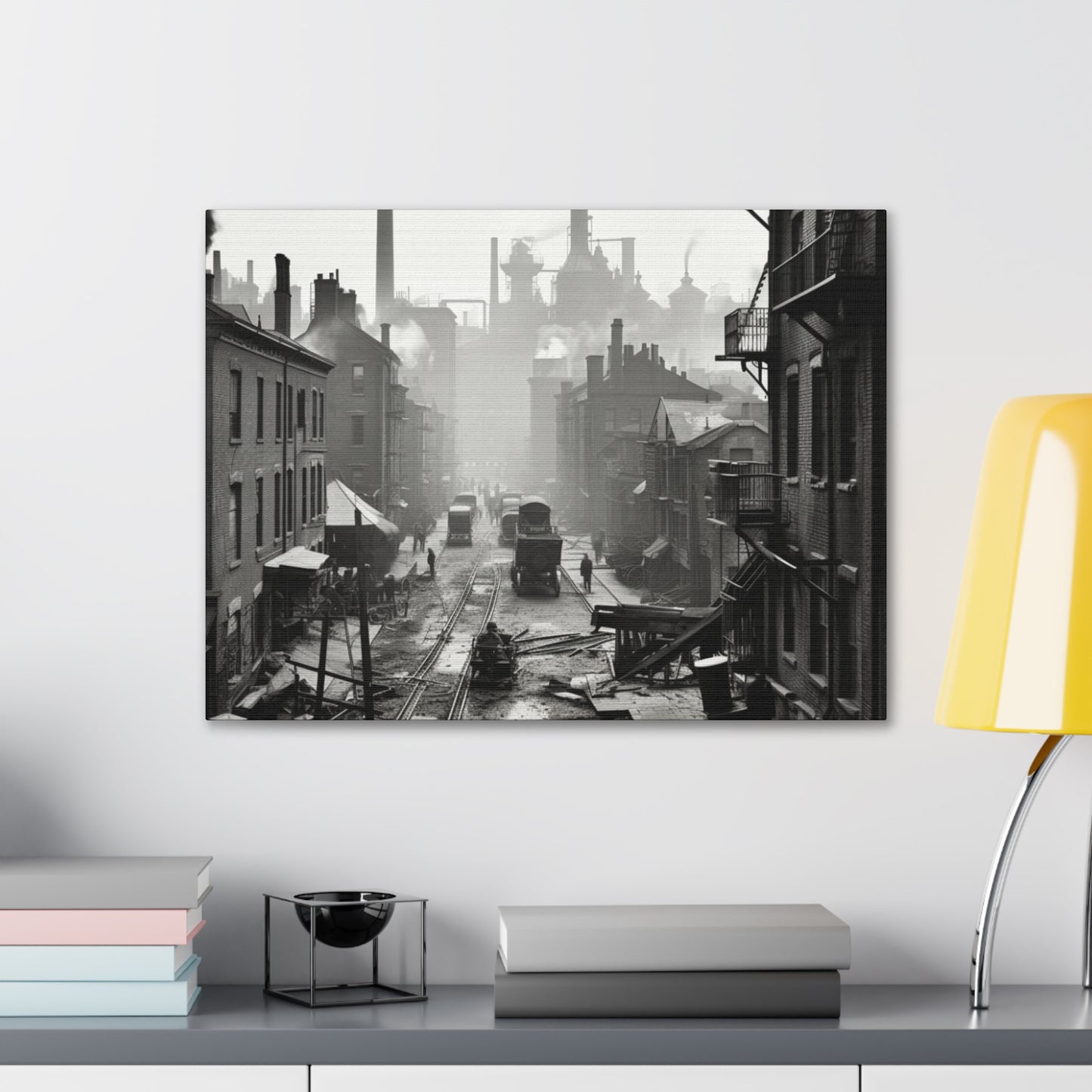 Industrial City Canvas Art