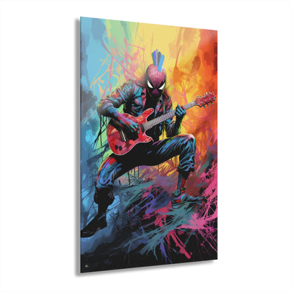 Spider Punk, Color Splash, Concept Style, Acrylic Wall Art