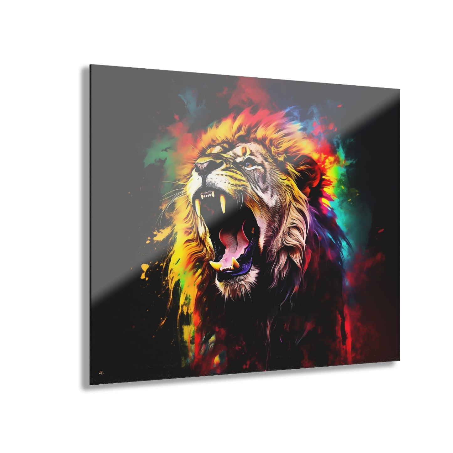 King, Lion, Animal Concept Style, Acrylic Wall Art