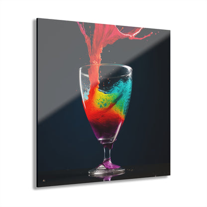 Wild Cocktail, No Background Concept Style, Acrylic Wall Art