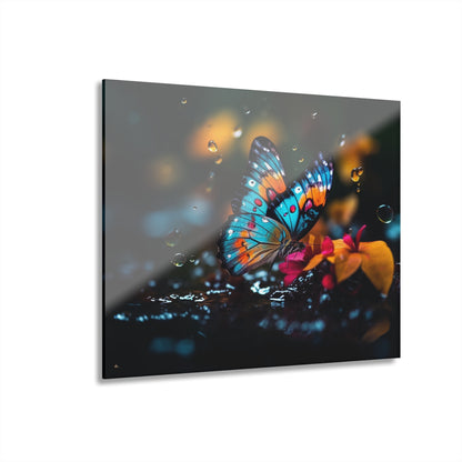 Butterfly Rain, Animal, Concept, Acrylic Wall Art