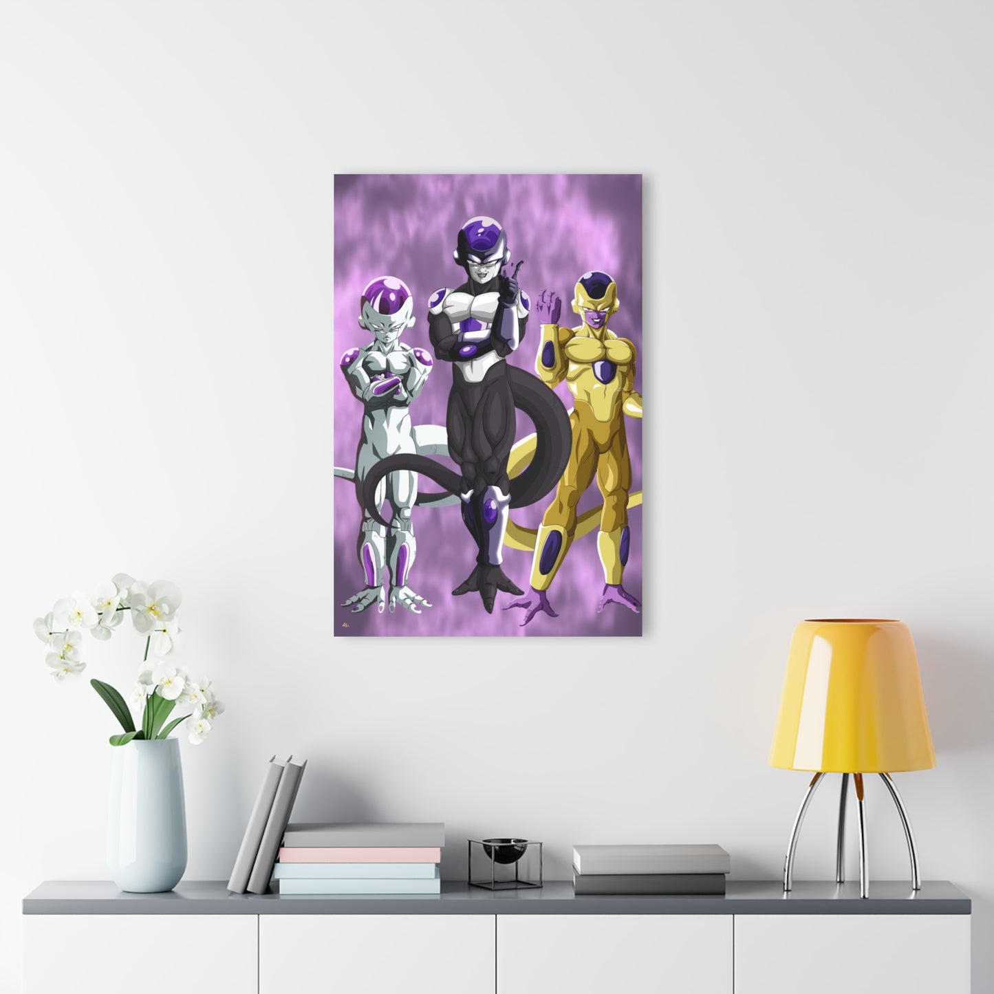 The Power of Lord Frieza, Dragonball Fan Concept, Acrylic Wall Art