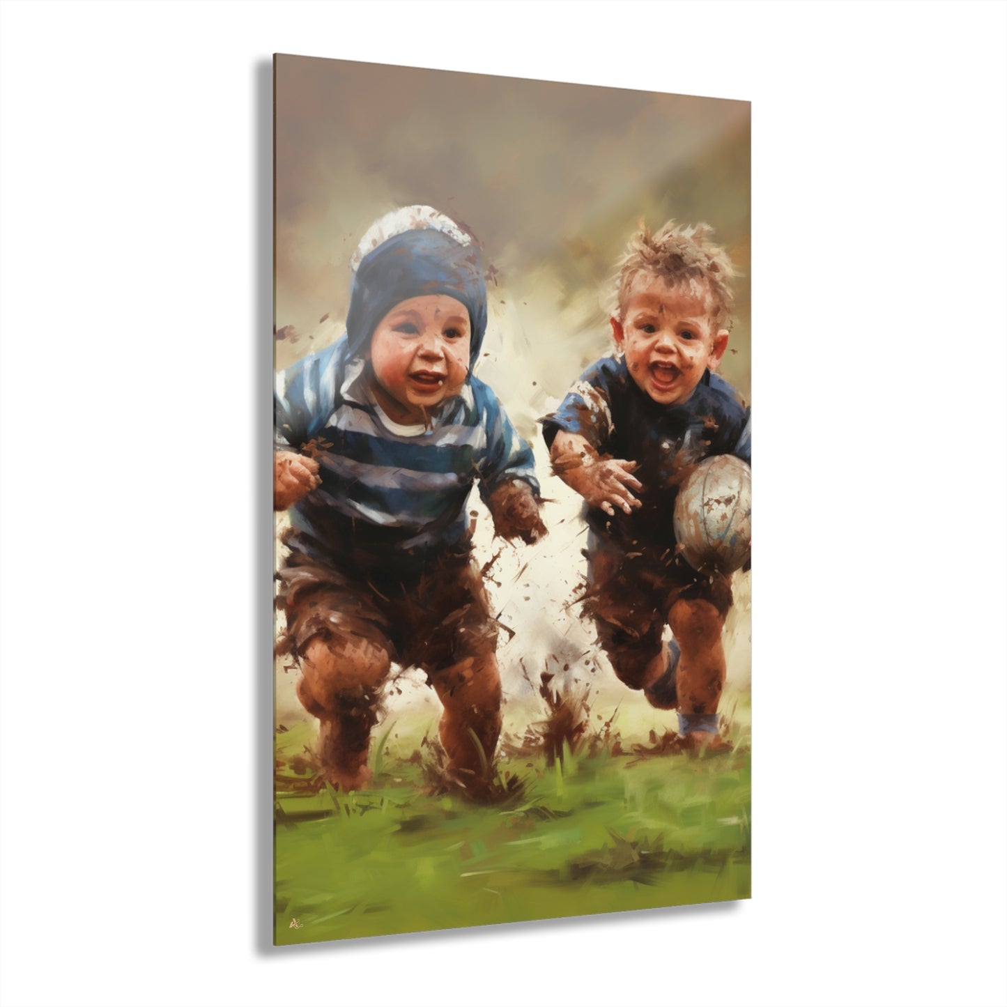 Rugby Boys, Concept Style, Acrylic Wall Art