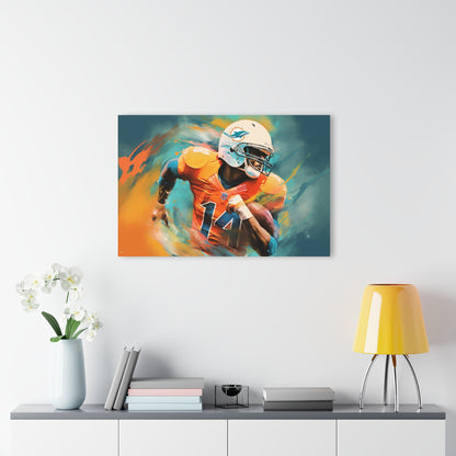 Dolphins Euphoria, Miami, football, Fan Concept Style, Acrylic Wall Art