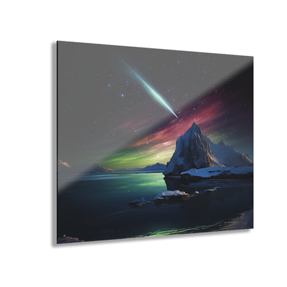 Guiding Light, Space, Landscape Concept Style, Acrylic Wall Art