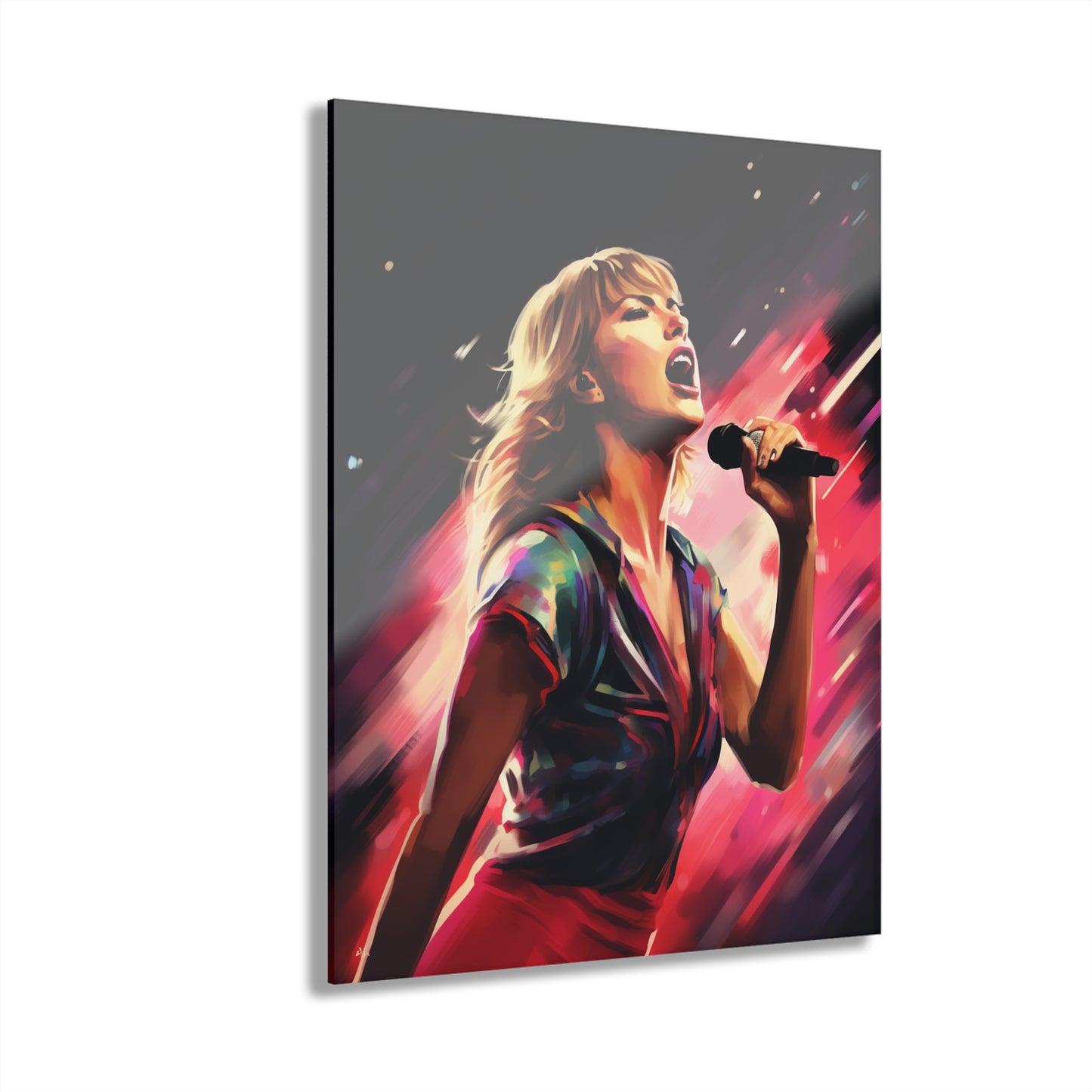 Shake it off, Pop Culture, Color Splash, Concept Art, Acrylic Wall Art