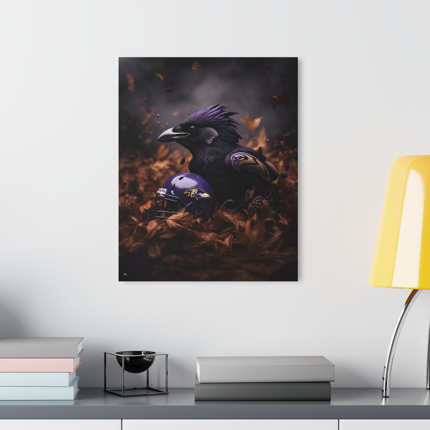 Raven's Game, Baltimore Fan Concept Style, Acrylic Wall Art