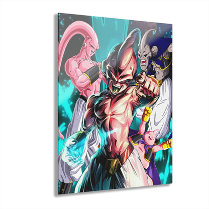 Evolution of Majin Buu, Dragonball Fan Concept Style, Acrylic Wall Art