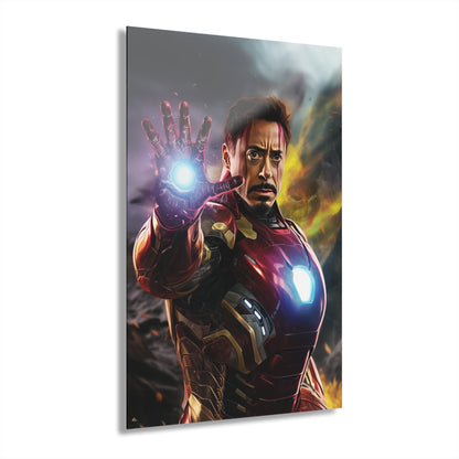 I am Iron Man, Pop Culture, Concept Style, Acrylic Wall Art