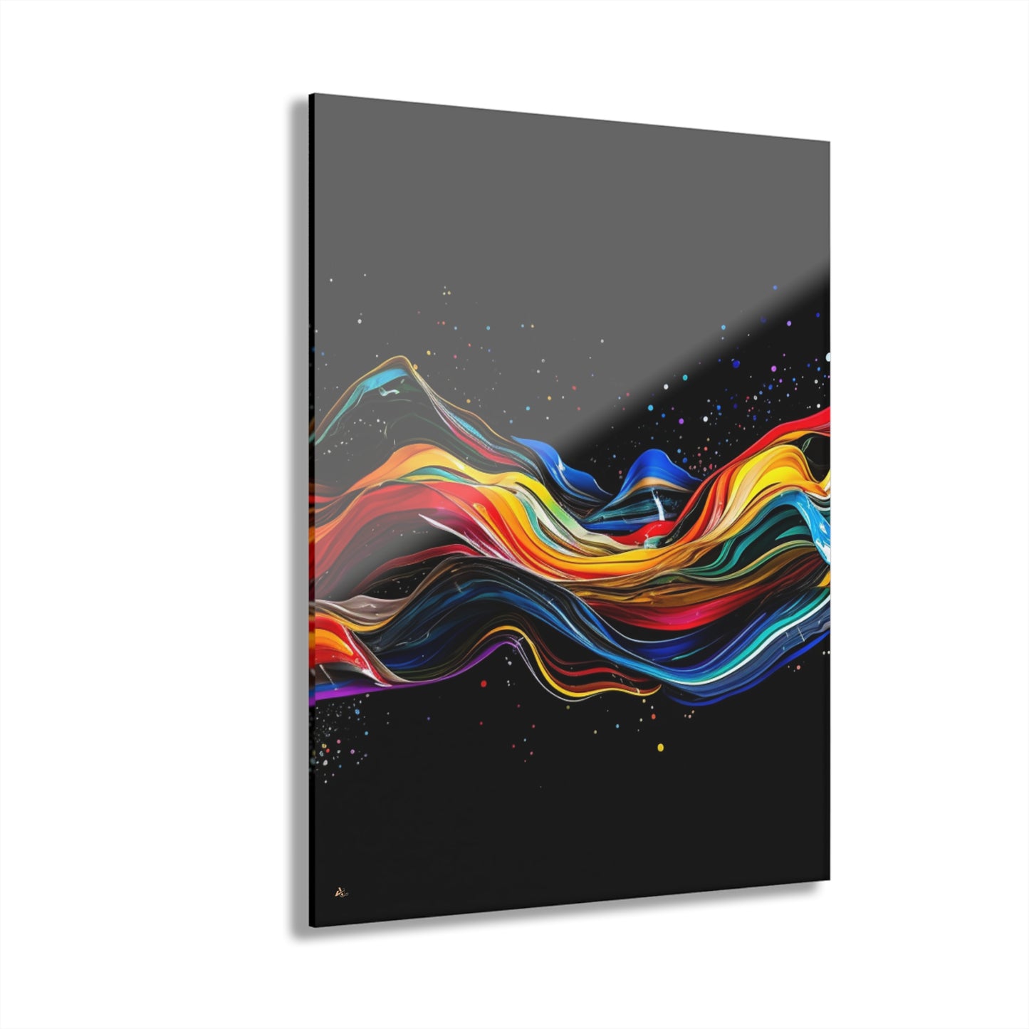 Wave Length, No Background Concept Style, Acrylic Wall Art