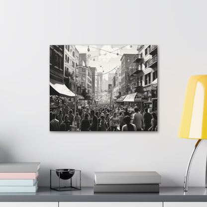 Street Fair Canvas Art