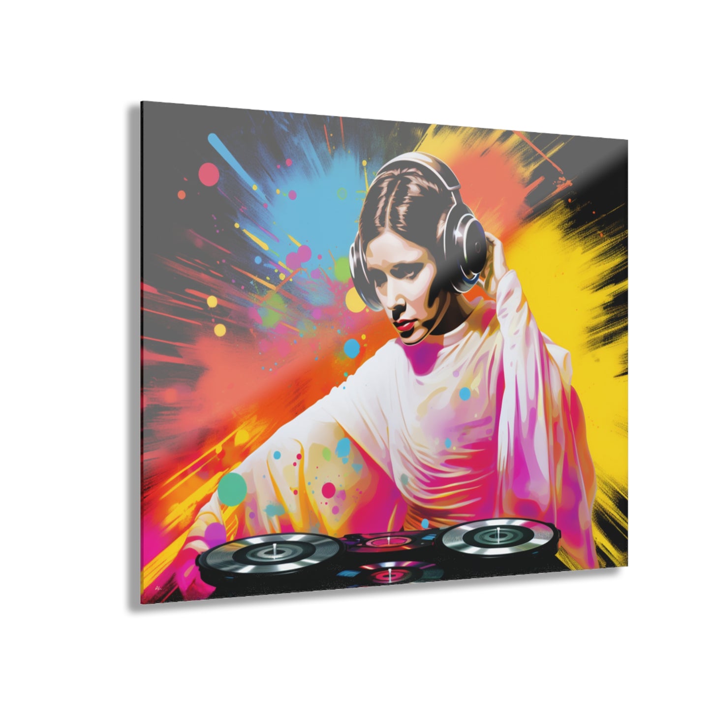 Star Mixer Leia, Pop Culture, Princess Concept Style, Acrylic Wall Art