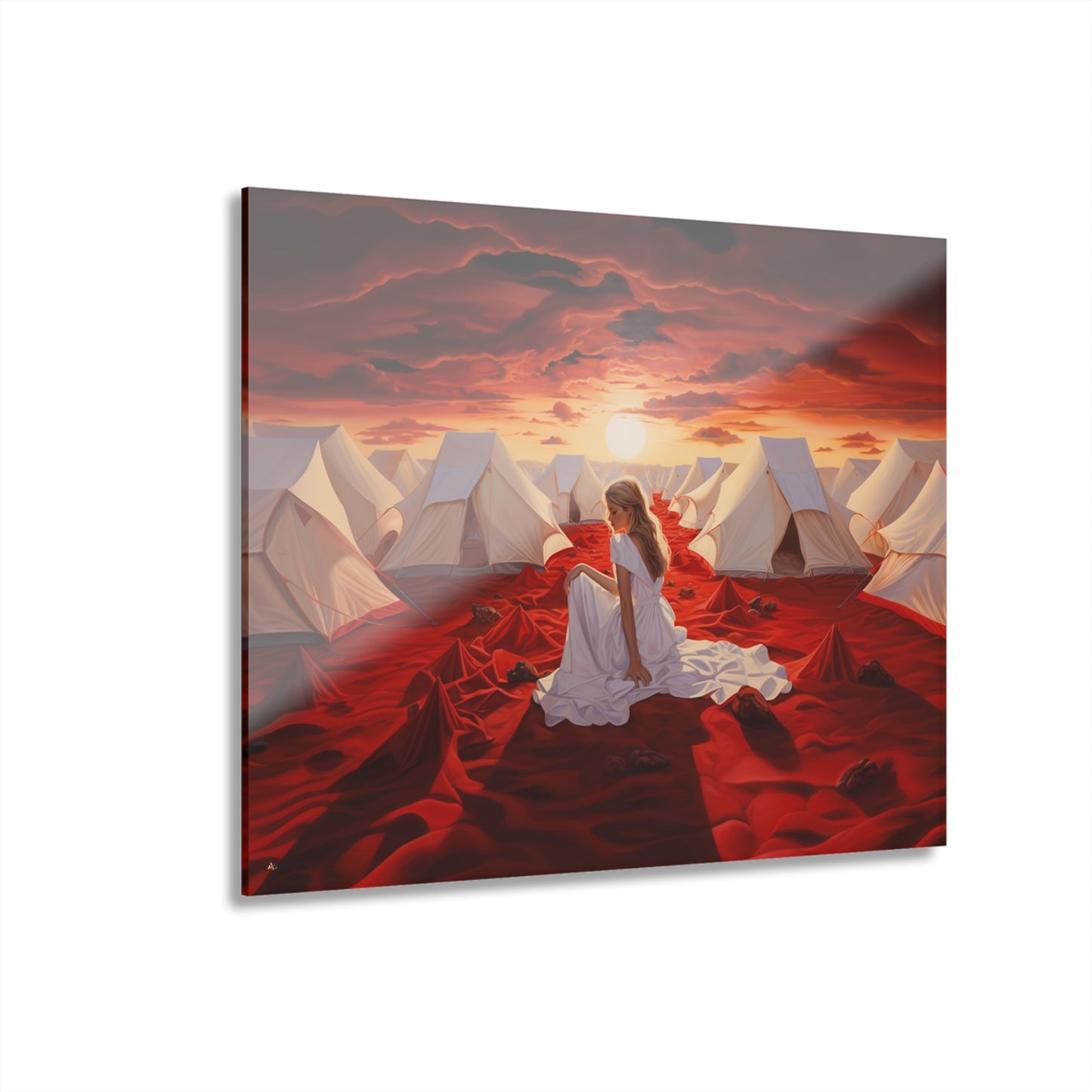 Purity, Concept Style, Color splash, Acrylic Wall Art