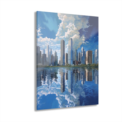 Blue Dream, Landscape Concept Style, Acrylic Wall Art