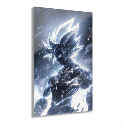 Ultra Mastered, Goku, Anime, Color Splash, Concept Style, Acrylic Wall Art