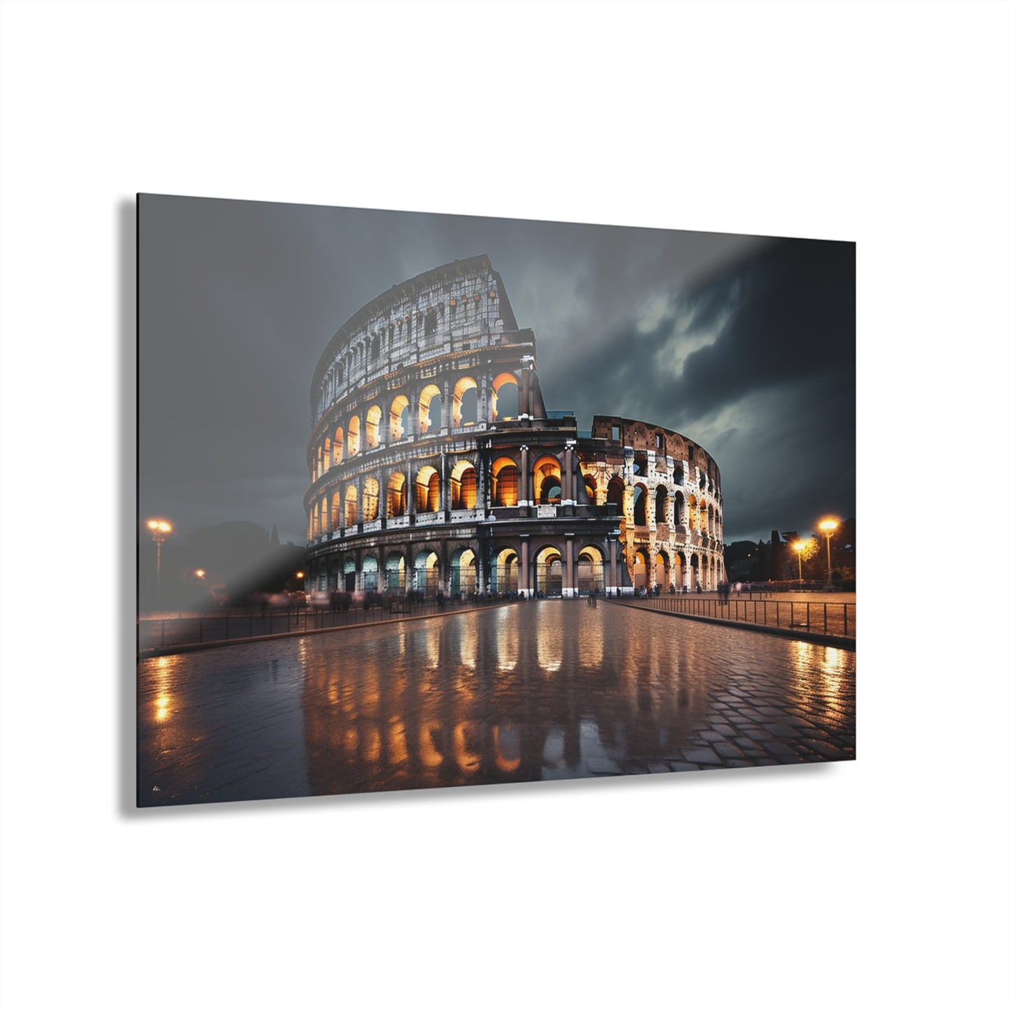 The Colosseum, Landscape, Concept, Acrylic Wall Art