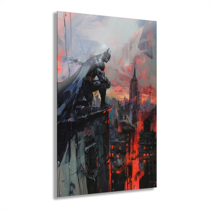 Abstract Knight, Fan Concept Style Batman, Acrylic Wall Art