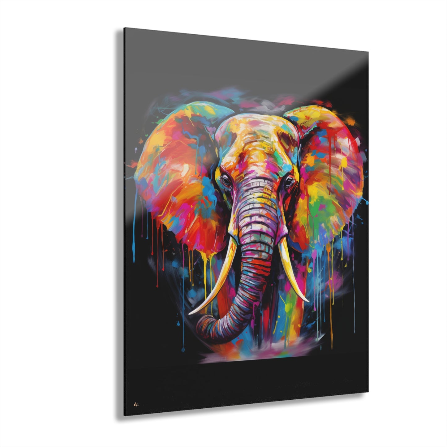 Tusk, No Background, Animals Concept Style, Acrylic Wall Art