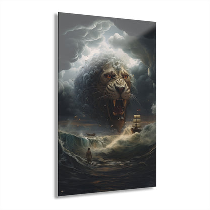 Oceanic Jungle, Animal Landscape, Concept Style, Acrylic Wall Art