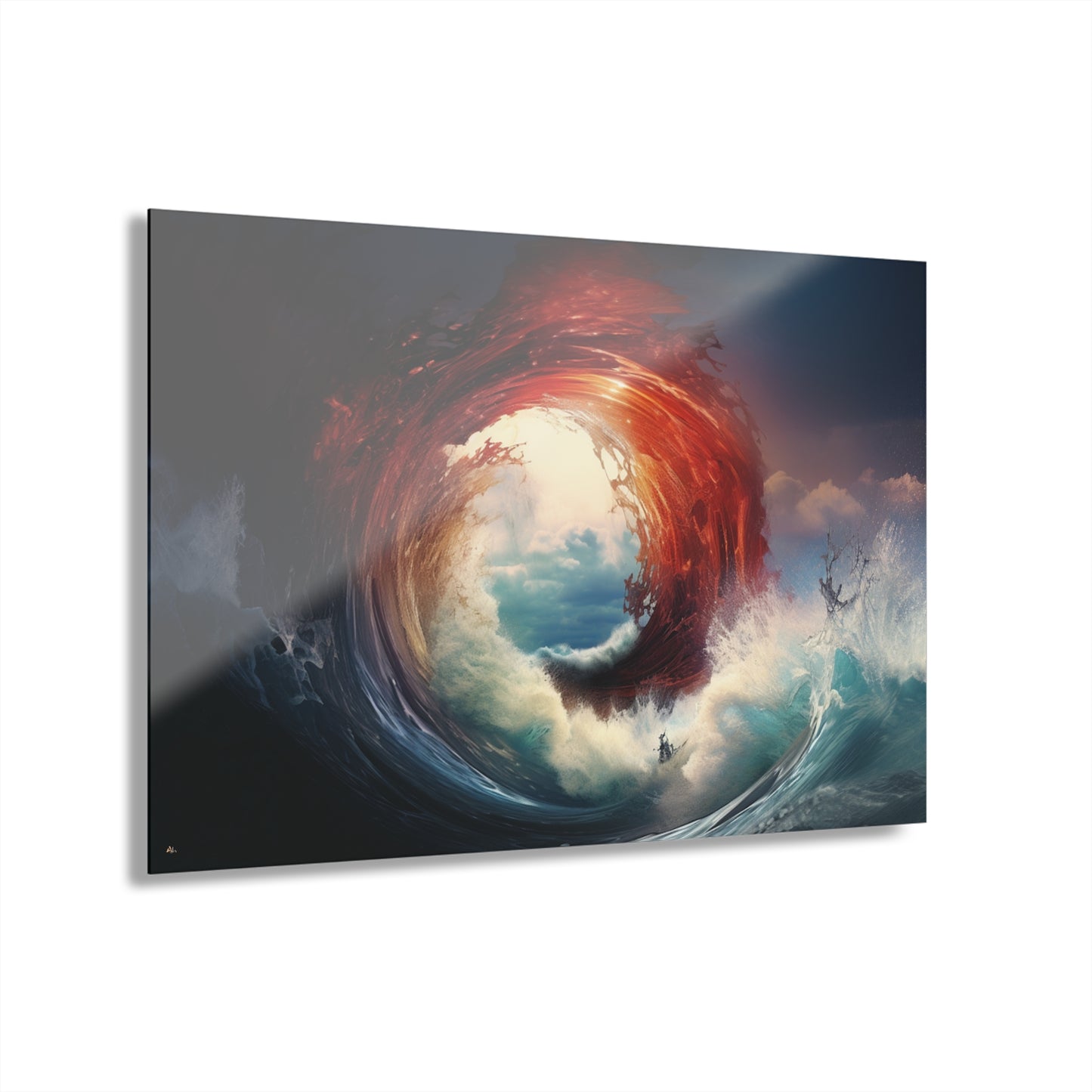 Sea Portal, Abstract Concept Style, Acrylic Wall Art