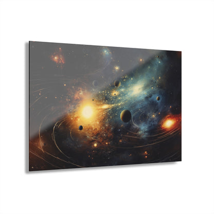 Galactic Conundrum, Space Concept Style, Acrylic Wall Art