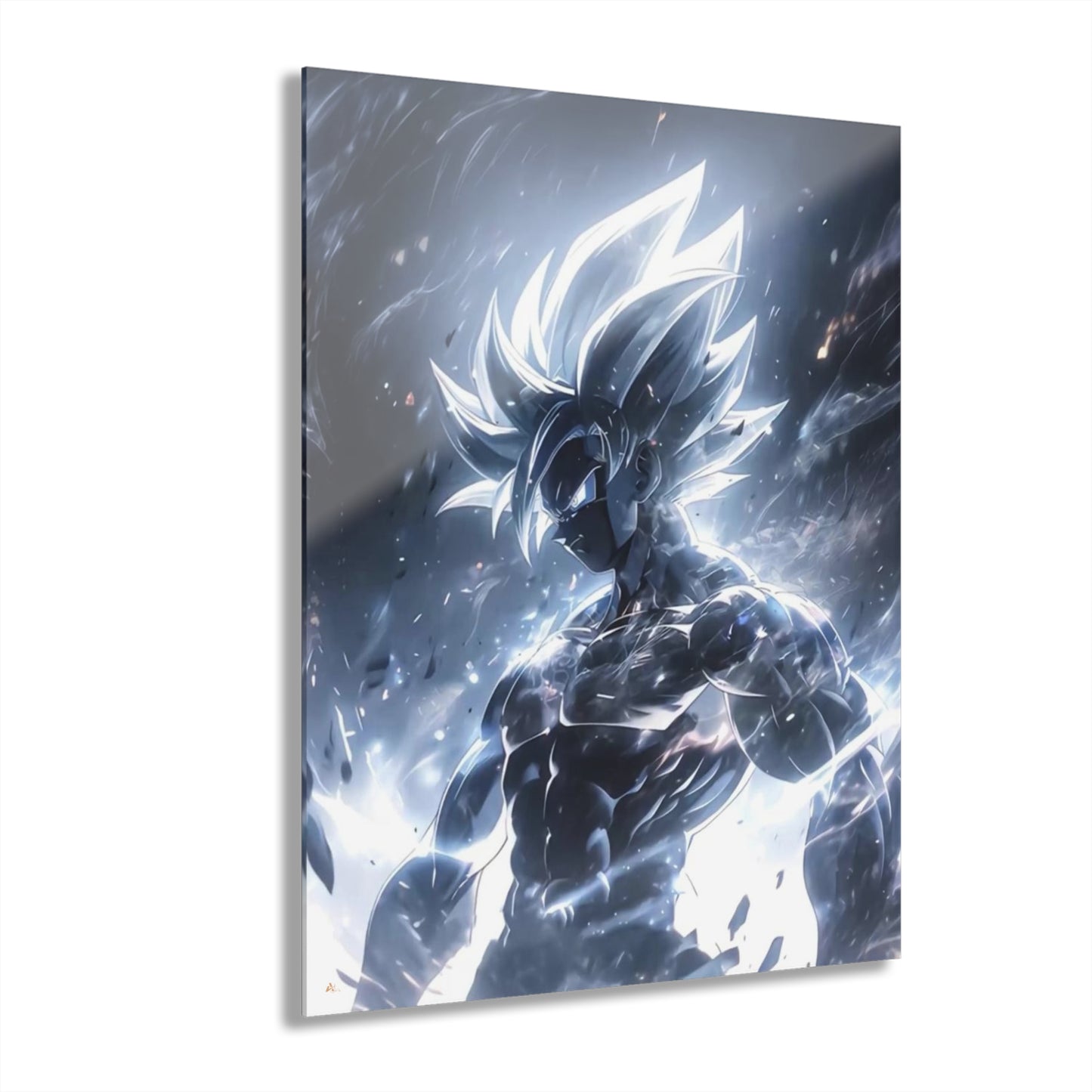 Ultra Mastered, Goku, Anime, Color Splash, Concept Style, Acrylic Wall Art