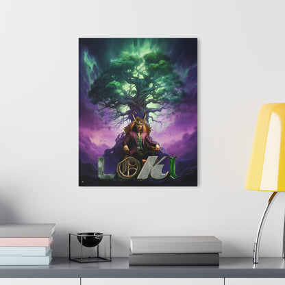 Loki God of Stories, Pop Culture, Concept Style, Acrylic Wall Art