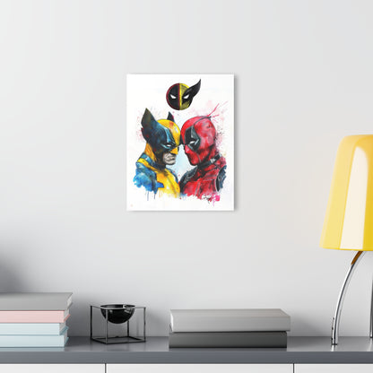 Regenerative Adversaries, Fan Concept Style, Wolverine and Dead Pool, Acrylic Wall Art